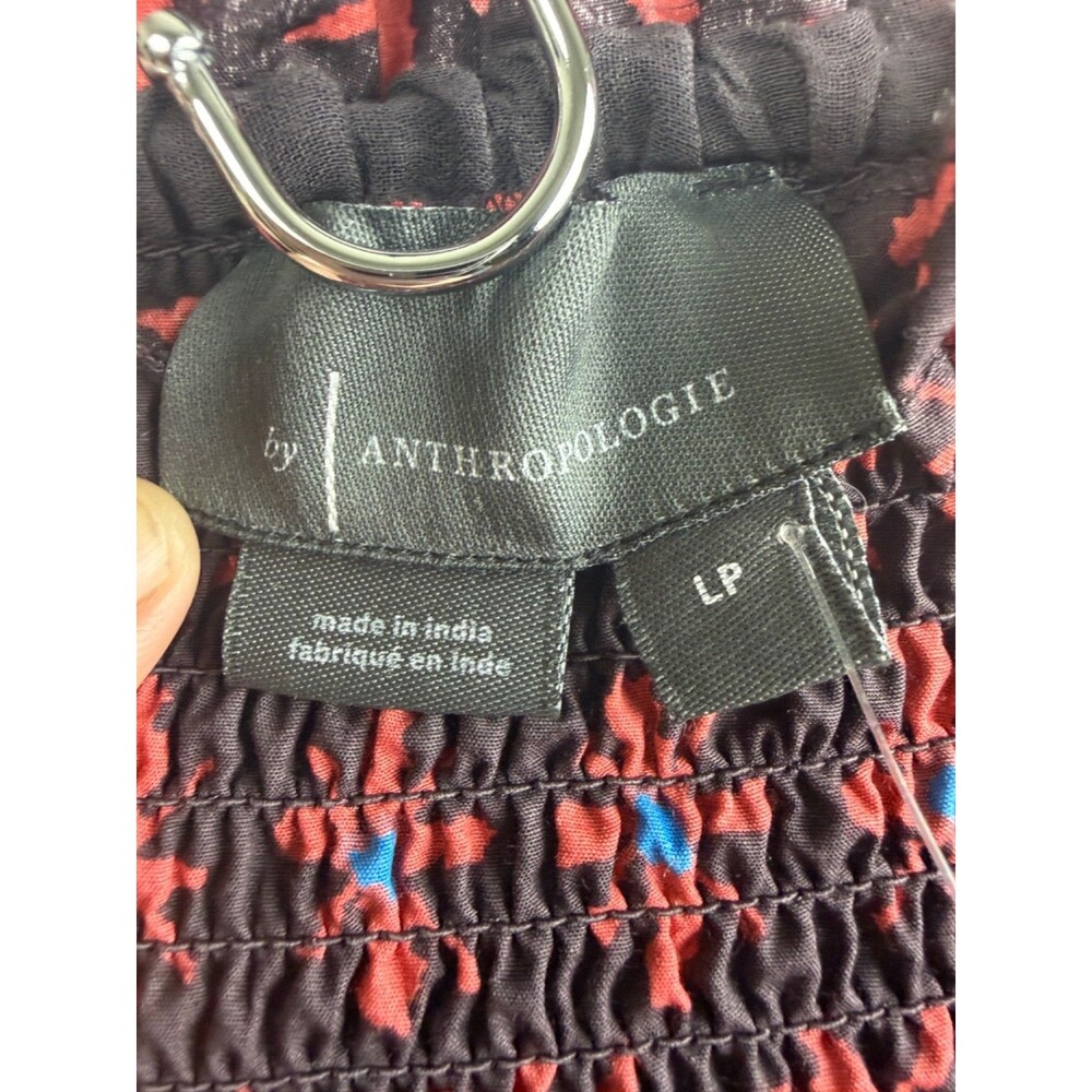 anthropologie genevieve floral prairie maxi skirt petite lp boho cottagecore - Picture 2 of 4